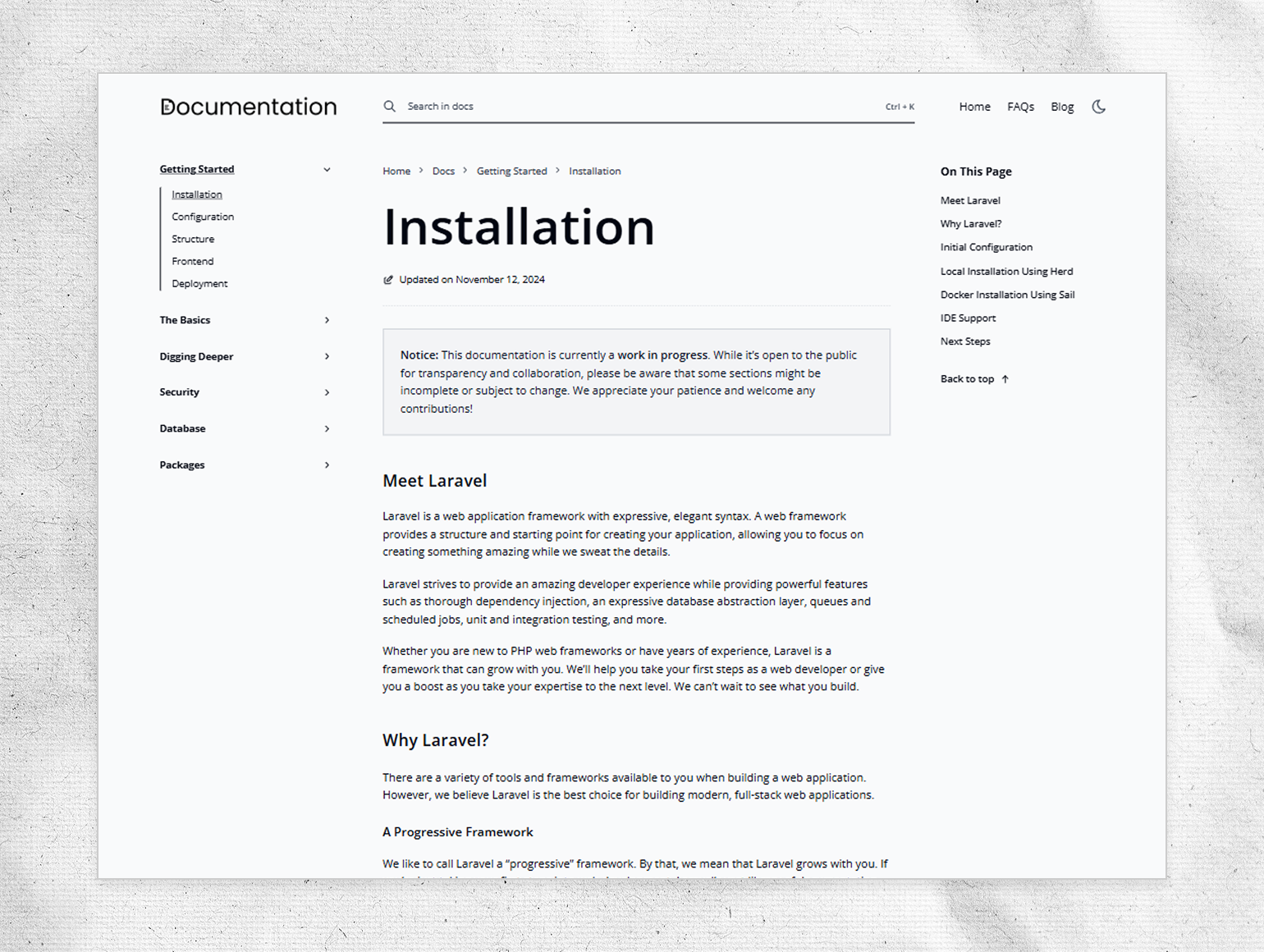 Documentation Pro